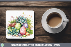 GorgeousEaster Splash Square Coaster design.