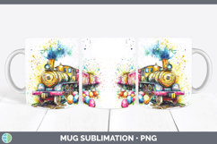 GorgeousEaster Splash Mug Wrap design.