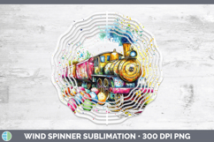 GorgeousEaster Splash Wind Spinner design.