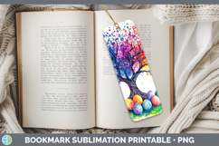 GorgeousEaster Splash Bookmark design.