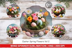 Wind Spinner Easter Spring Flowers Product Image 1