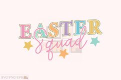 Retro Easter Squad SVG T-shirt Design, Easter Day PNG Design Product Image 2