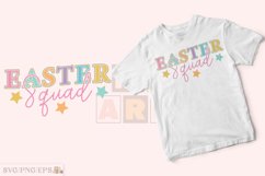 Retro Easter Squad SVG T-shirt Design, Easter Day PNG Design Product Image 1