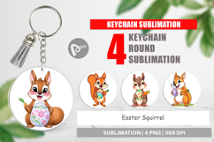 Keychain Easter Squirrel Product Image 1