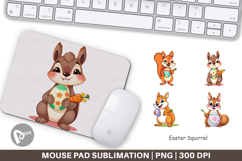Mouse Pad Easter Squirrel Product Image 1