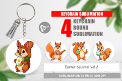 Keychain Easter Squirrel Product Image 1
