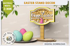 3D Easter Decor Laser Cut. Easter Stand. Easter Sign SVG Product Image 1