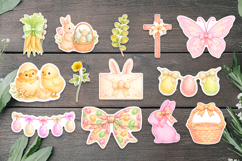 Easter Stickers Bundle | Cute Bunny, Chick &amp; Pastel Eggs Product Image 2