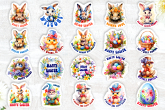 Easter sticker design bundle, print and cut stickers Product Image 3