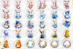 Easter sticker design bundle, print and cut stickers Product Image 4