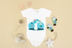 Easter Stickers with bunnies|PNG file. Product Image 3