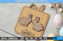 Easter Stud Earrings | Spring Design | Accessories |CNC File Product Image 1