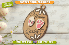 Easter Stud Earrings Laser Cut | Accessories | Happy Easter Product Image 1
