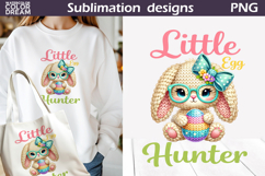 Cute Animals Easter Bundle | Bunny Eggs Sublimation Product Image 2
