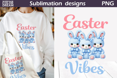 Cute Animals Easter Bundle | Bunny Eggs Sublimation Product Image 14
