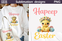 Cute Animals Easter Bundle | Bunny Eggs Sublimation Product Image 18