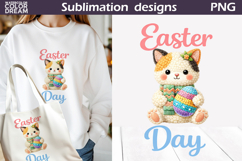 Cute Animals Easter Bundle | Bunny Eggs Sublimation Product Image 30