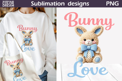 Cute Animals Easter | Bunny Easter Sublimation Product Image 1