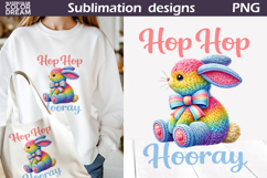 Cute Animals Easter | Bunny Easter Sublimation Product Image 1