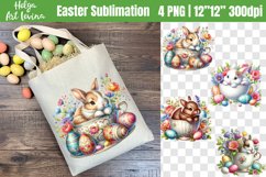 Bunny Easter Sublimation Product Image 1