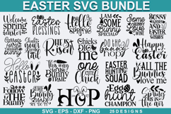 Easter SVG Bundle - Easter Quotes Design ,Easter SVG Design Product Image 1