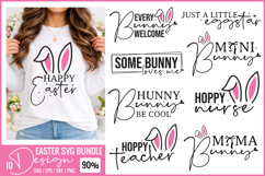 Easter SVG Bundle, Happy Bunny Svg, Egg SVG, Funny Easter Product Image 1