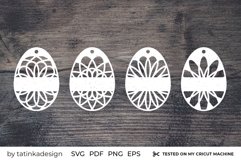 Easter gift tags for cutting, Easter egg mandala Product Image 5