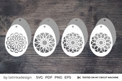 Easter tags made of two layers, Easter egg mandala Product Image 5
