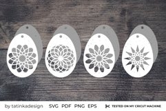 Easter tags made of two layers, Easter egg mandala Product Image 4