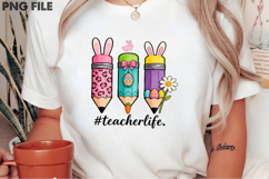 Easter Teacher Pencil PNG Product Image 2