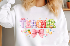Easter Teacher Png, Happy Easter Png Product Image 2