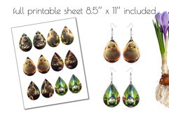 Easter Teardrop Earring  Sublimation Bundle
