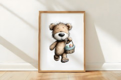 Whimsical Easter Teddy Bear Clipart Product Image 2