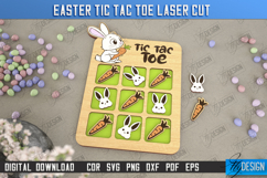 Easter Tic Tac Toe | Classic Game | Noughts and Crosses |CNC Product Image 1
