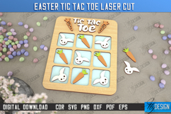 Easter Tic Tac Toe | Classic Game | Noughts and Crosses |CNC Product Image 1