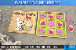 Easter Tic Tac Toe | Classic Game | Noughts and Crosses |CNC Product Image 1