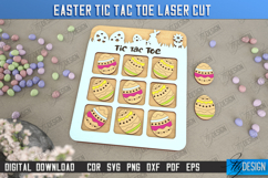 Easter Tic Tac Toe | Classic Game | Noughts and Crosses |CNC Product Image 1