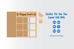 Easter Tic Tac Toe Laser Cut SVG Product Image 2