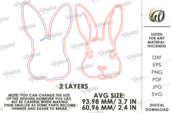 Easter Tiered Tray Decor Laser Cut. Easter Decor SVG Product Image 3