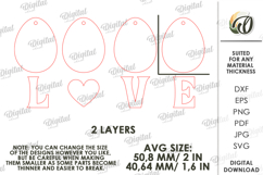 Easter Tiered Tray Decor Laser Cut. Banner SVG Product Image 2