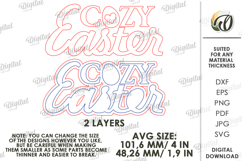 Easter Tiered Tray Decor Laser Cut. Easter Wall Decor SVG Product Image 2