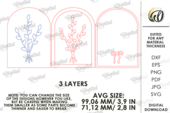 Easter Tiered Tray Decor Laser Cut. Wall Decor SVG Product Image 2