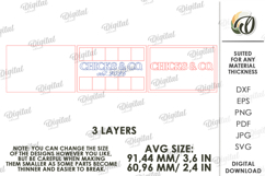 Easter Tiered Tray Decor Laser Cut. Wall Decor SVG Product Image 2