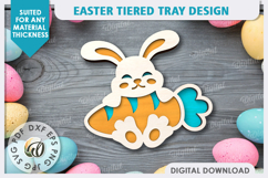 Easter Bunny. Easter Decor SVG. Easter Tiered Tray Laser Cut Product Image 1