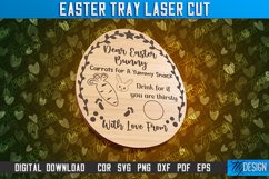 Easter Serving Tray Laser Cut | Dear Easter Bunny | CNC File Product Image 1