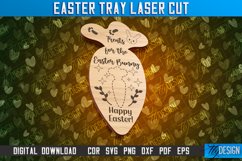 Easter Serving Tray Laser Cut | Dear Easter Bunny | CNC File Product Image 1