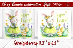 Easter Tumbler wrap | Easter Bunny Product Image 1