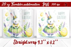 Easter Tumbler wrap | Easter Bunny Product Image 1