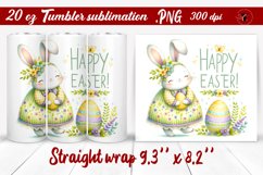 Easter Tumbler wrap | Easter Bunny Product Image 1