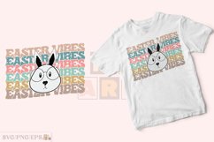 Retro Easter Vibes SVG Easter SVG T-shirt Design, Easter PNG Product Image 2